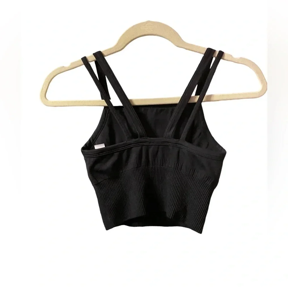 ZELLA BLACK DOUBLE STRAP SPORTS BRA